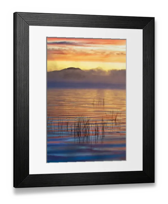 Framed Print : USA, New York, Adirondack Mountains. Racquette Lake at sunrise Framed Print : USA, New York, Adirondack Mountains. Racquette Lake at sunrise