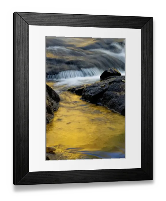 Framed Print : USA, New York, Adirondack Mountains. Stream at Buttermilk Falls Framed Print : USA, New York, Adirondack Mountains. Stream at Buttermilk Falls
