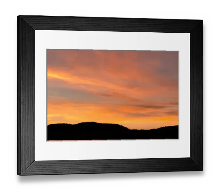 Framed Print : USA, New York, Adirondack Mountains. Sunset over mountains Framed Print : USA, New York, Adirondack Mountains. Sunset over mountains