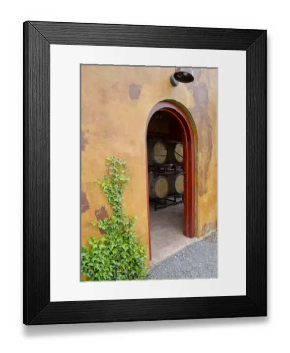 Framed Print : New York. Skaneateles, Anyelas Vineyard winery. Wine Cellar Framed Print : New York. Skaneateles, Anyelas Vineyard winery. Wine Cellar