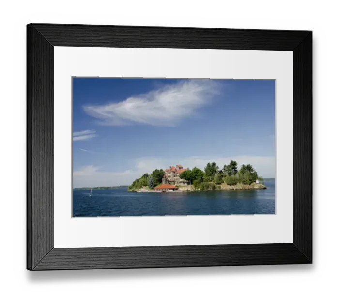 Framed Print : New York, St. Lawrence Seaway, Thousand Islands Framed Print : New York, St. Lawrence Seaway, Thousand Islands