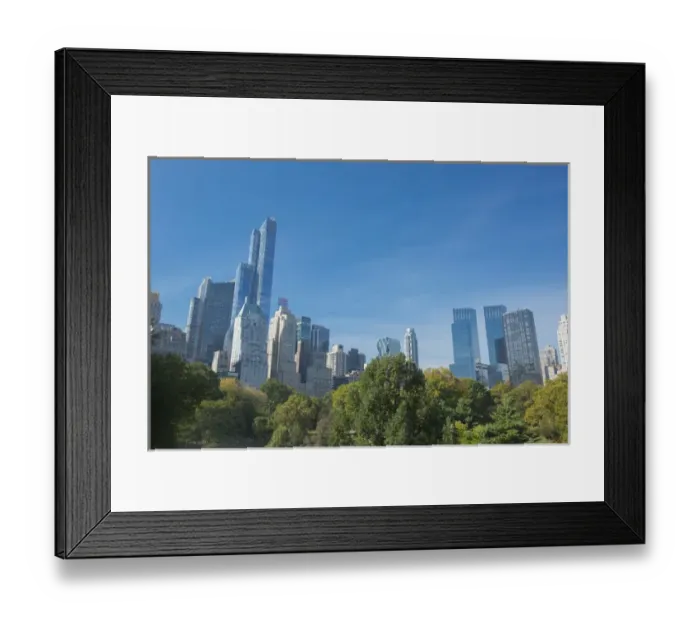 Framed Print : Buildings along Central Park South will Wollman Rink in Central Park, New York City, NY Framed Print : Buildings along Central Park South will Wollman Rink in Central Park, New York City, NY