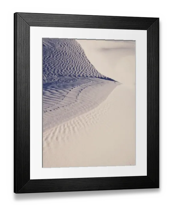 Framed Print : North America; USA; New Mexico, White Sands National Monument; Sand Dune Patterns Framed Print : North America; USA; New Mexico, White Sands National Monument; Sand Dune Patterns