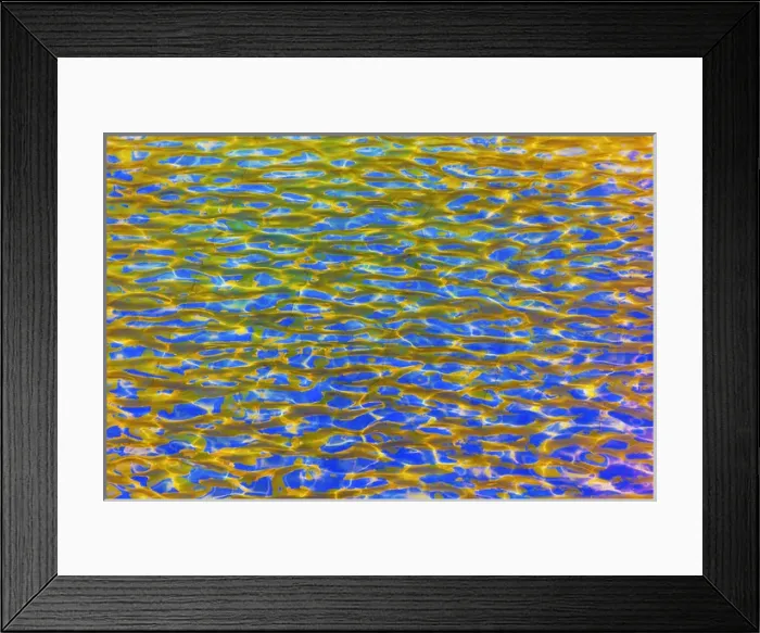 Framed Print : Memorial Pool Blue Yellow Green Reflections Pattenrs Abstract New York NY Framed Print : Memorial Pool Blue Yellow Green Reflections Pattenrs Abstract New York NY