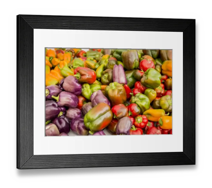 Framed Print : New York City, NY, USA. Farmers market