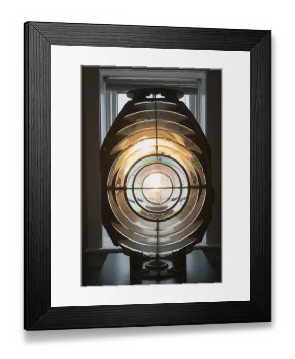 Framed Print : Fire Island, New York. Antique Fresnel lighthouse beacon Framed Print : Fire Island, New York. Antique Fresnel lighthouse beacon