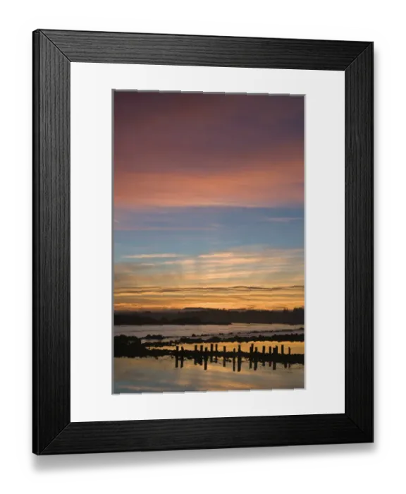 Framed Print : USA, Oregon, Bandon. Gods rays appear over coast at sunrise Framed Print : USA, Oregon, Bandon. Gods rays appear over coast at sunrise