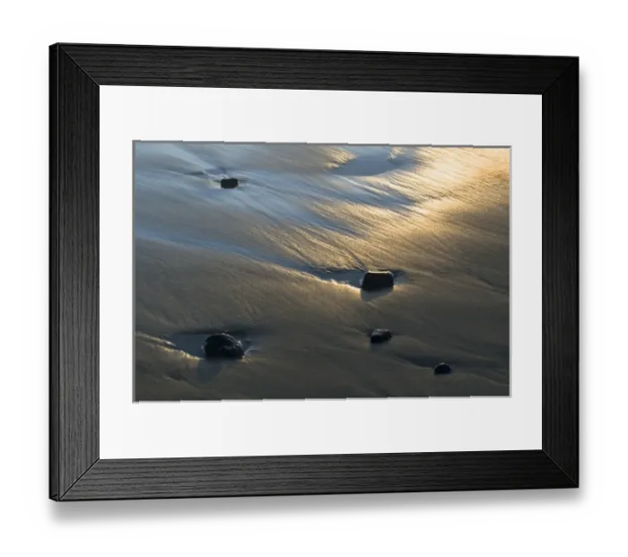 Framed Print : USA, Oregon. Beach scenic at sunset. Credit as: Nancy Rotenberg  /  Jaynes Gallery  /  DanitaDelimont