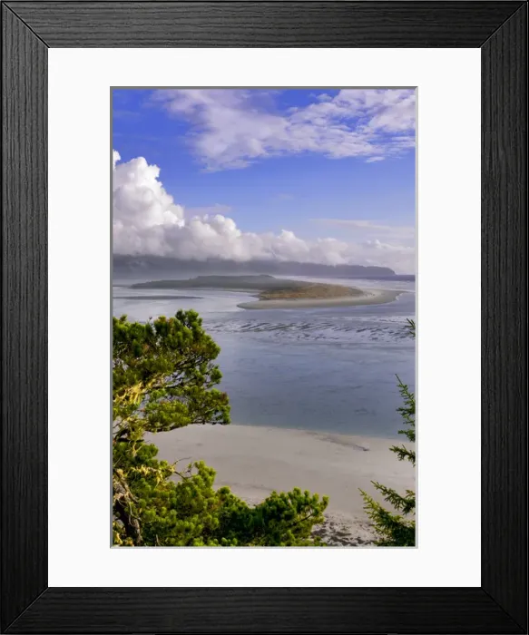 Framed Print : USA, Oregon. Netarts Bay in Cape Lookout State Park Framed Print : USA, Oregon. Netarts Bay in Cape Lookout State Park