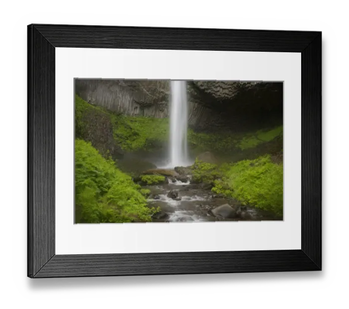 Framed Print : USA, Oregon, Columbia River Gorge. Latourell Falls landscape Framed Print : USA, Oregon, Columbia River Gorge. Latourell Falls landscape