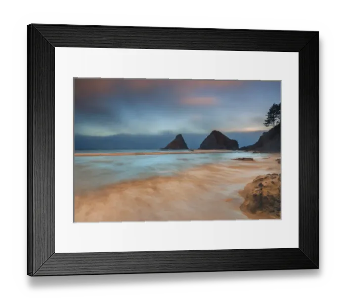 Framed Print : USA, Oregon, Florence. Sunrise on Heceta Beach Framed Print : USA, Oregon, Florence. Sunrise on Heceta Beach