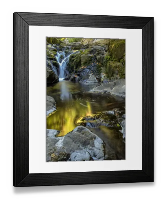 Framed Print : USA, Oregon, Florence. Waterfall in stream Framed Print : USA, Oregon, Florence. Waterfall in stream