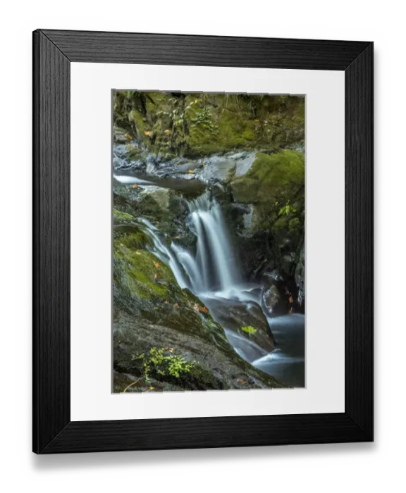 Framed Print : USA, Oregon, Florence. Waterfall in stream Framed Print : USA, Oregon, Florence. Waterfall in stream