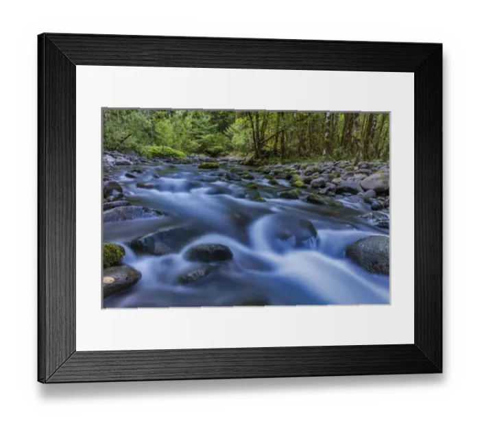 Framed Print : Cascade in the South Fork of the McKenzie River in the Willamette National Forest Framed Print : Cascade in the South Fork of the McKenzie River in the Willamette National Forest