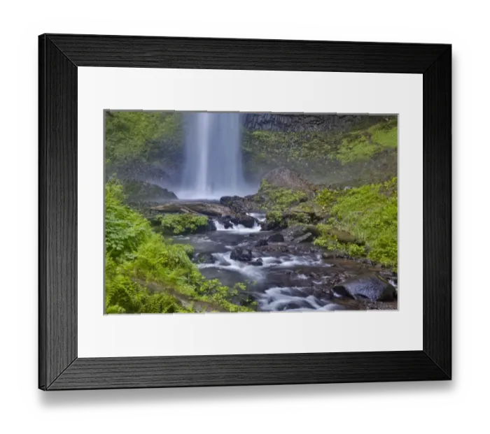 Framed Print : United States, Oregon, Columbia River Gorge, Latourelle Falls Framed Print : United States, Oregon, Columbia River Gorge, Latourelle Falls