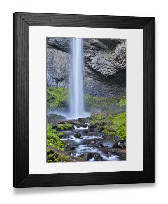 Framed Print : United States, Oregon, Columbia River Gorge, Latourelle Falls Framed Print : United States, Oregon, Columbia River Gorge, Latourelle Falls