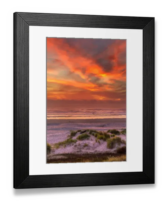 Framed Print : USA, Oregon, Florence. Sunset on beach. Credit as: Jay O Brien / Jaynes Gallery Framed Print : USA, Oregon, Florence. Sunset on beach. Credit as: Jay O Brien / Jaynes Gallery