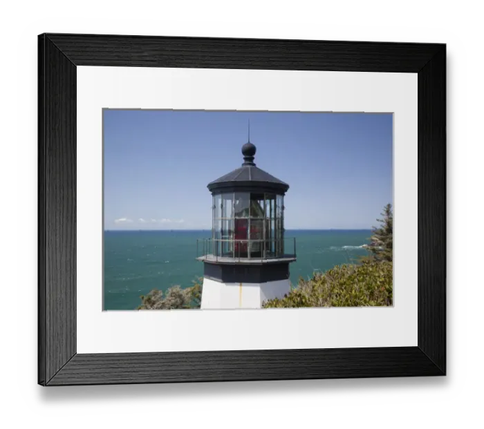 Framed Print : OR, Oregon Coast, Cape Meares State Scenic Viewpoint, Cape Meares lighthouse, 38 Framed Print : OR, Oregon Coast, Cape Meares State Scenic Viewpoint, Cape Meares lighthouse, 38