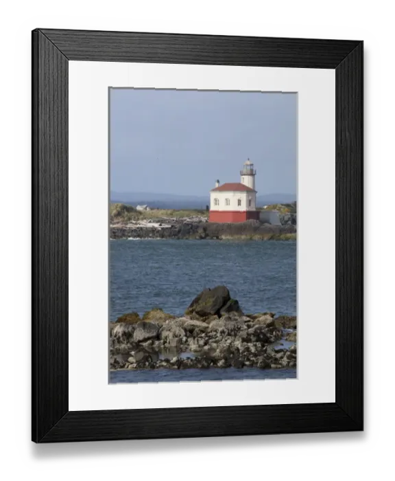 Framed Print : OR, Oregon Coast, Bandon, Coquille River lighthouse, built in 1896, last lighthouse Framed Print : OR, Oregon Coast, Bandon, Coquille River lighthouse, built in 1896, last lighthouse