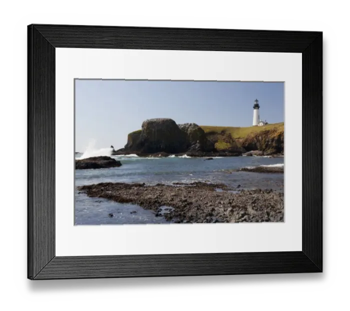 Framed Print : OR, Oregon Coast, Newport, Yaquina Head lighthouse, completed in 1873, 93 foot high Framed Print : OR, Oregon Coast, Newport, Yaquina Head lighthouse, completed in 1873, 93 foot high