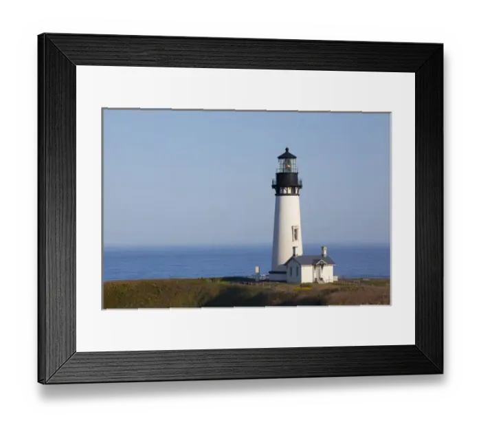 Framed Print : OR, Oregon Coast, Newport, Yaquina Head lighthouse, completed in 1873, 93 foot high Framed Print : OR, Oregon Coast, Newport, Yaquina Head lighthouse, completed in 1873, 93 foot high