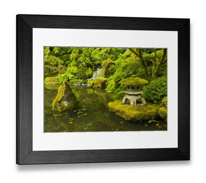 Framed Print : Lower Pond, Strolling Garden, Portland Japanese Garden, Portland, Oregon, USA Framed Print : Lower Pond, Strolling Garden, Portland Japanese Garden, Portland, Oregon, USA
