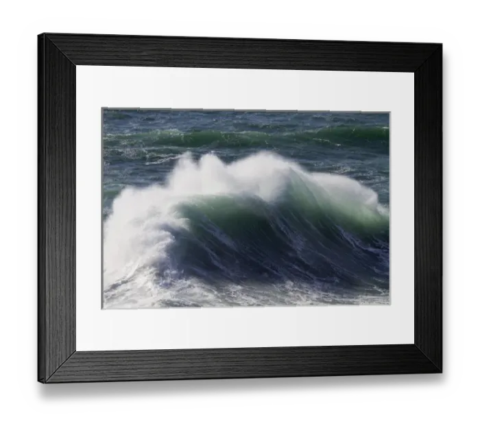 Framed Print : OR, Cape Kiwanda, Wind driven ocean waves Framed Print : OR, Cape Kiwanda, Wind driven ocean waves