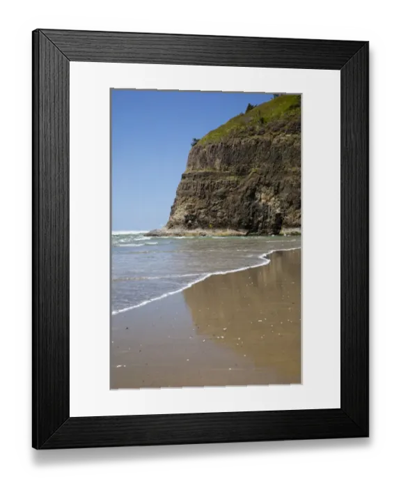 Framed Print : OR, Oceanside Beach State Wayside, Oceanside Beach