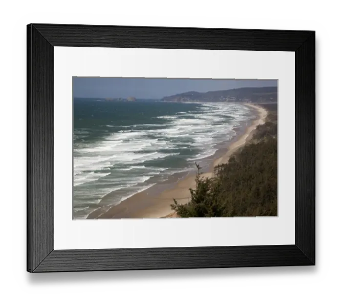 Framed Print : OR, Oceanside Beach Framed Print : OR, Oceanside Beach
