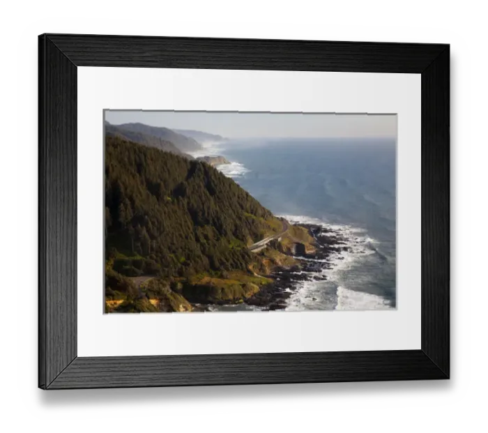 Framed Print : OR, Cape Perpetua Scenic Area, view from overlook Framed Print : OR, Cape Perpetua Scenic Area, view from overlook