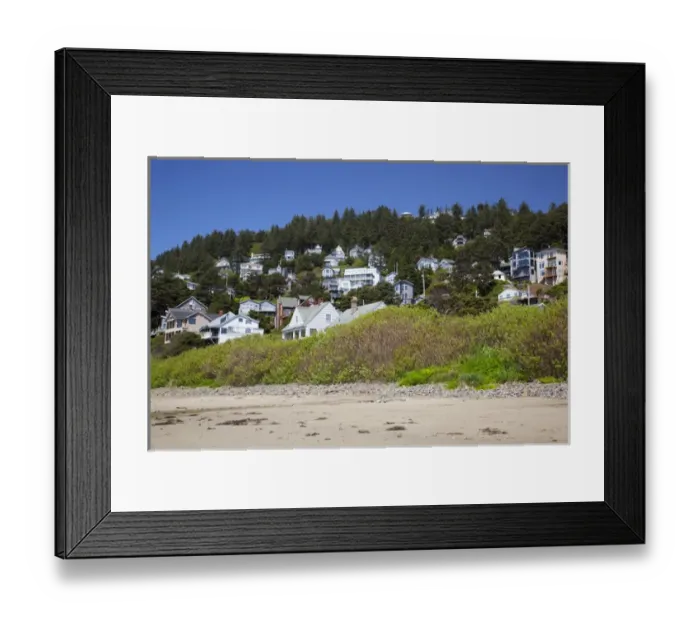 Framed Print : OR, Oceanside, view from Oceanside Beach Framed Print : OR, Oceanside, view from Oceanside Beach