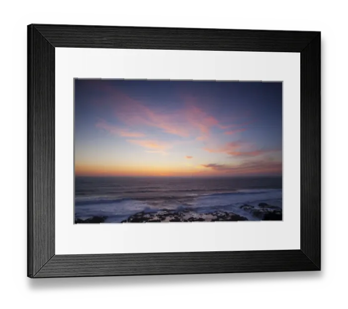Framed Print : OR, Cape Perpetua Scenic Area, ocean sunset Framed Print : OR, Cape Perpetua Scenic Area, ocean sunset