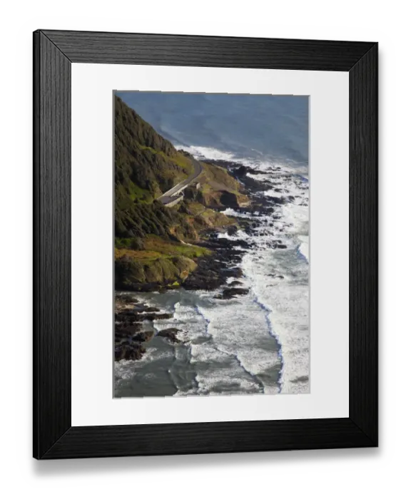Framed Print : OR, Cape Perpetua Scenic Area, view from overlook Framed Print : OR, Cape Perpetua Scenic Area, view from overlook