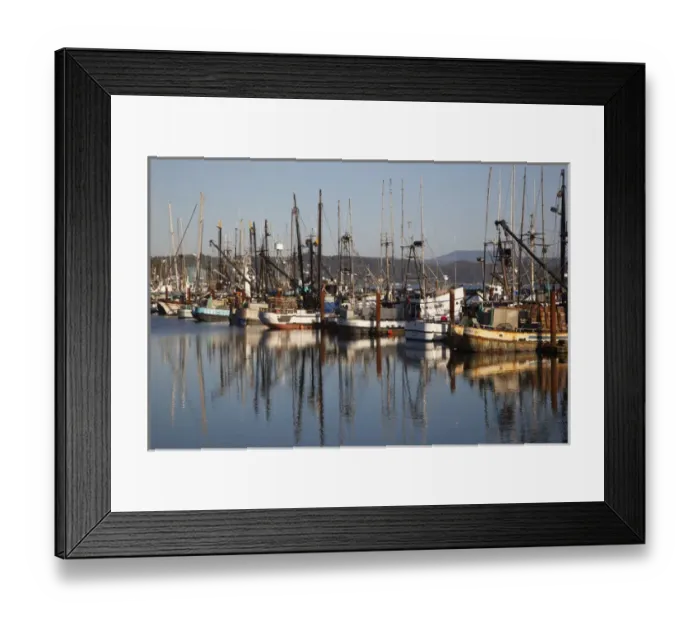 Framed Print : OR, Newport, fishing boats Framed Print : OR, Newport, fishing boats