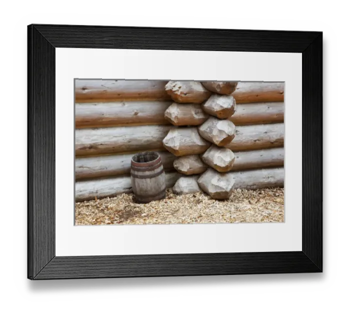 Framed Print : OR, Lewis and Clark National Historic Park, Fort Clatsop Framed Print : OR, Lewis and Clark National Historic Park, Fort Clatsop