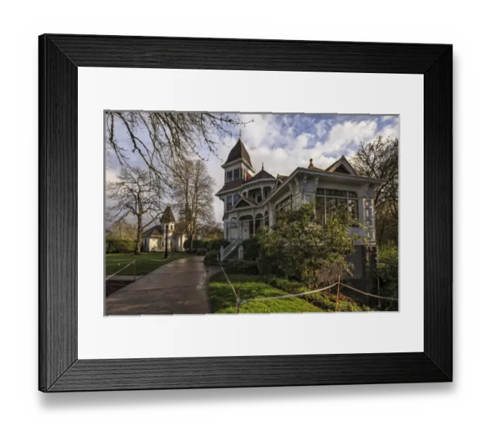 Framed Print : USA, Oregon, Salem, Deepwood Estate Framed Print : USA, Oregon, Salem, Deepwood Estate