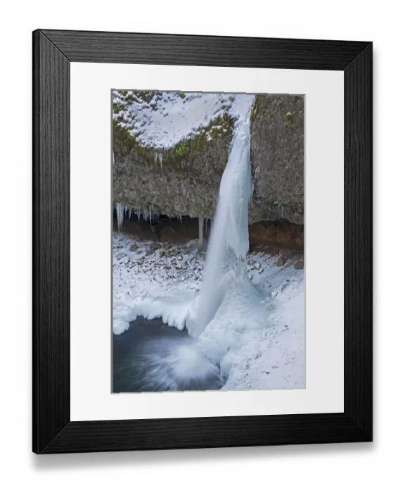 Framed Print : OR, Columbia River Gorge National Scenic Area, Ponytail Falls Framed Print : OR, Columbia River Gorge National Scenic Area, Ponytail Falls