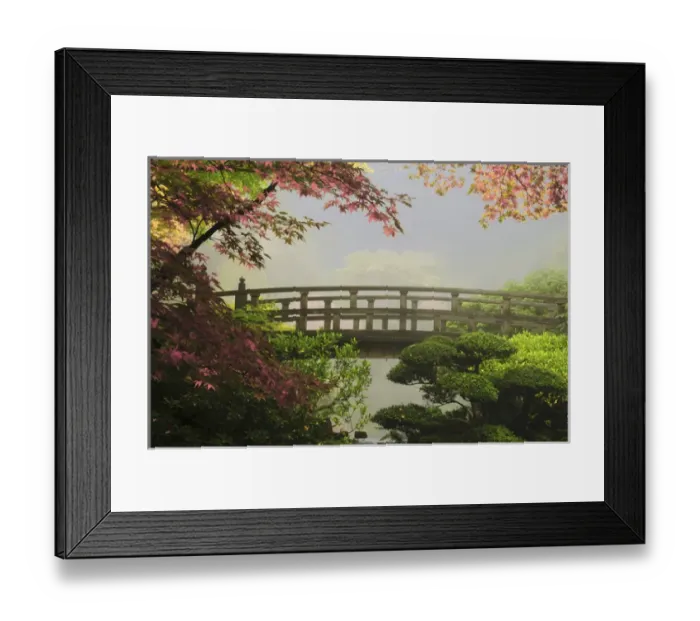 Framed Print : Portland Japanese Garden, Oregon, USA (PR)
