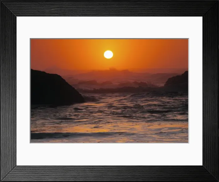 Framed Print : Sunset at Seal Rock: Oregon, USA Framed Print : Sunset at Seal Rock: Oregon, USA
