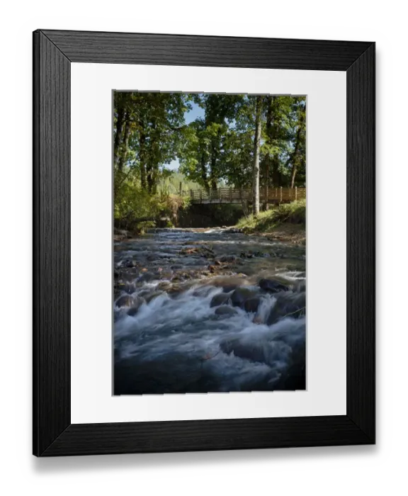 Framed Print : USA, Oregon, Scio, Crabtree Creek in early Autumn, from Larwood Wayside. Digital Composite Framed Print : USA, Oregon, Scio, Crabtree Creek in early Autumn, from Larwood Wayside. Digital Composite