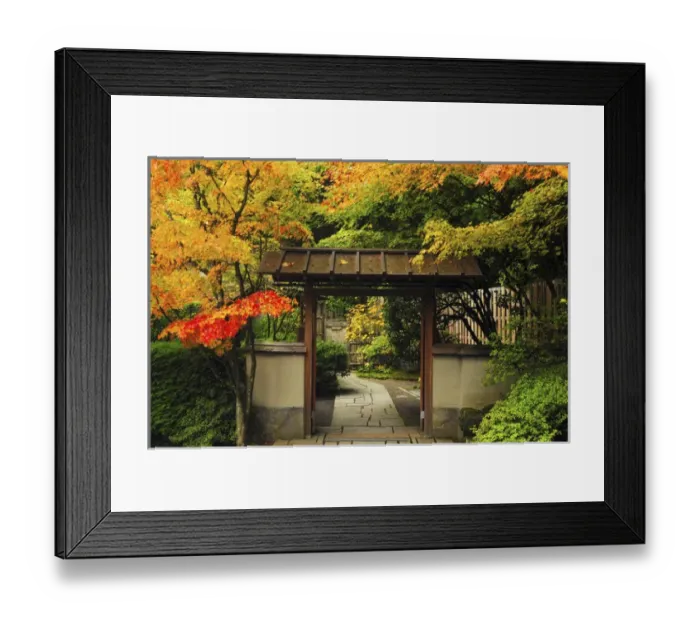 Framed Print : Portland Japanese Garden in Autumn, Portland Japanese Garden, Portland, USA Framed Print : Portland Japanese Garden in Autumn, Portland Japanese Garden, Portland, USA