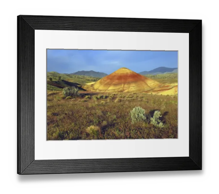 Framed Print : Painted Hills, John Day Fossil Beds National Monument; Mitchell; Oregon; USA