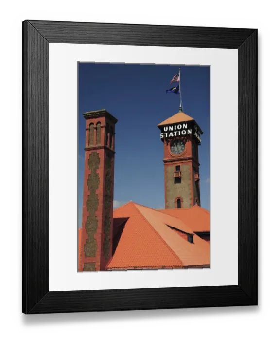 Framed Print : Union Station; Portland; Oregon; USA Framed Print : Union Station; Portland; Oregon; USA