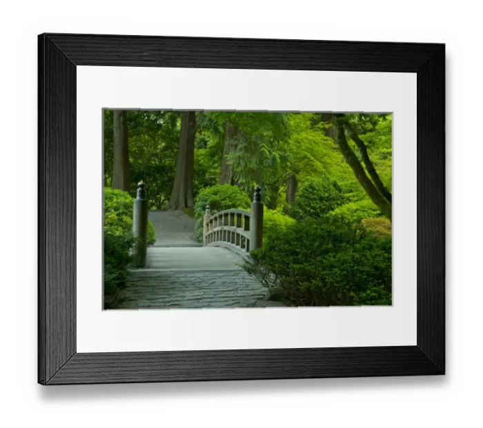 Framed Print : Moon Bridge; summer; Portland Japanese Garden; Portland; Oregon; USA Framed Print : Moon Bridge; summer; Portland Japanese Garden; Portland; Oregon; USA