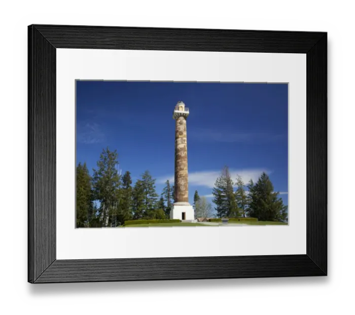 Framed Print : OR, Astoria, Astoria Column, 125 foot tower on Coxcomb Hill; built in 1925 Framed Print : OR, Astoria, Astoria Column, 125 foot tower on Coxcomb Hill; built in 1925
