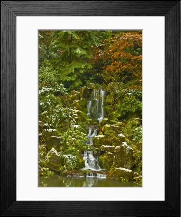Framed Print : Heavenly Falls, Strolling Garden, Portland Japanese Garden, Portland, Oregon, USA Framed Print : Heavenly Falls, Strolling Garden, Portland Japanese Garden, Portland, Oregon, USA
