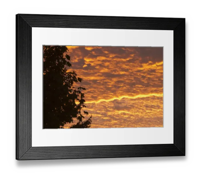 Framed Print : Dawn sky, Portland, Oregon Framed Print : Dawn sky, Portland, Oregon