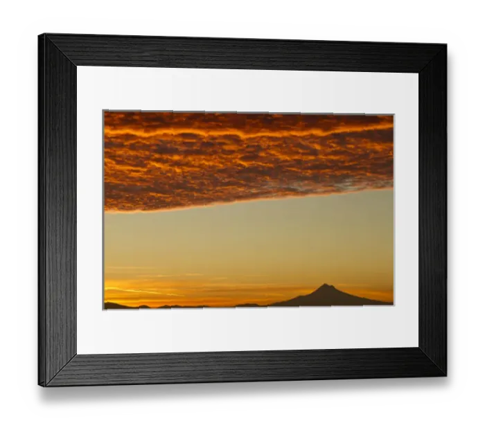 Framed Print : Dawn sky over Mt. Hood, Oregon Framed Print : Dawn sky over Mt. Hood, Oregon