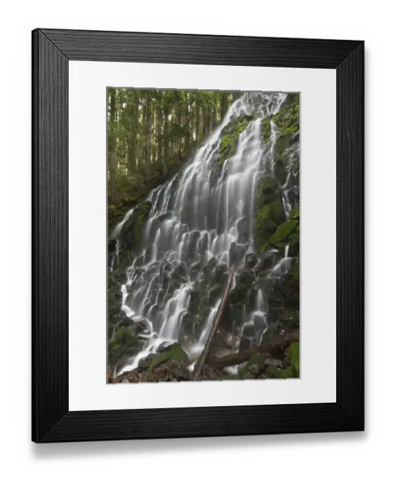 Framed Print : Ramona Falls in Clackamas county, Oregon