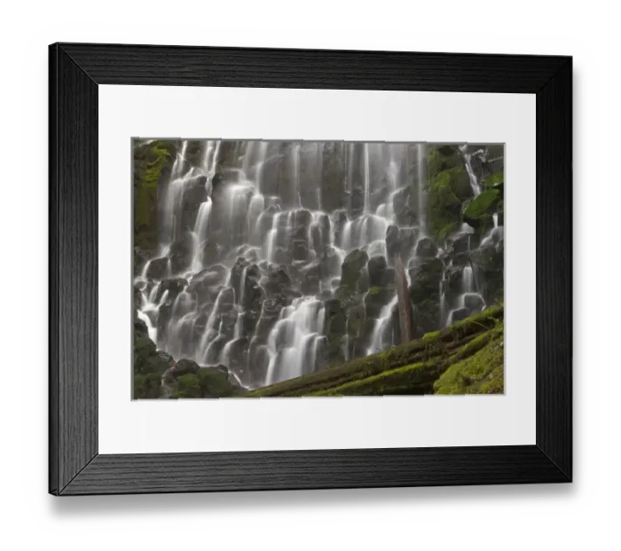 Framed Print : Ramona Falls in Clackamas county, Oregon Framed Print : Ramona Falls in Clackamas county, Oregon